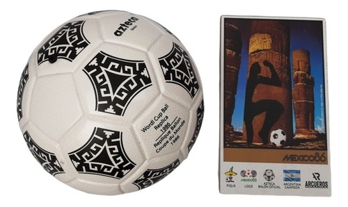 Balón Para Fútbol #2 Mundial México 1986 + Afiche Coleccion