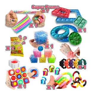 Caja De Fidget Toys Combo Surtido X Mayor Pack Juguetes