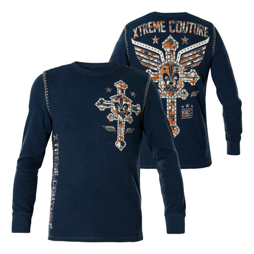 Remera Affliction Soldier Of Faith - A Pedido_exkarg