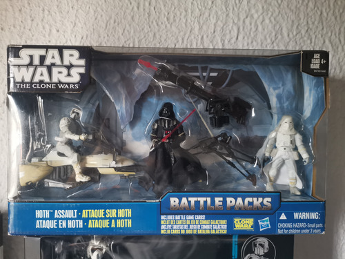 Star Wars Bsttle Pack Hoth Assault The Clone Wars (Usado)