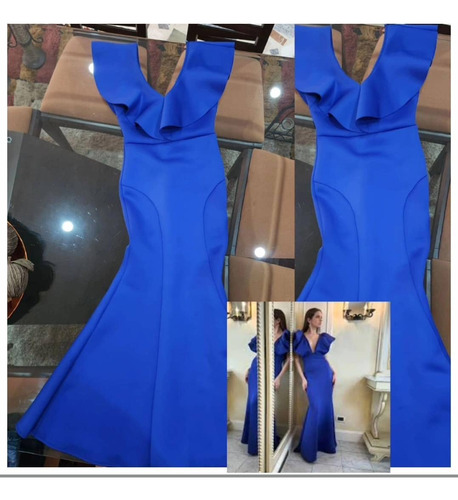 Vestido Largo Neopreno Talla M