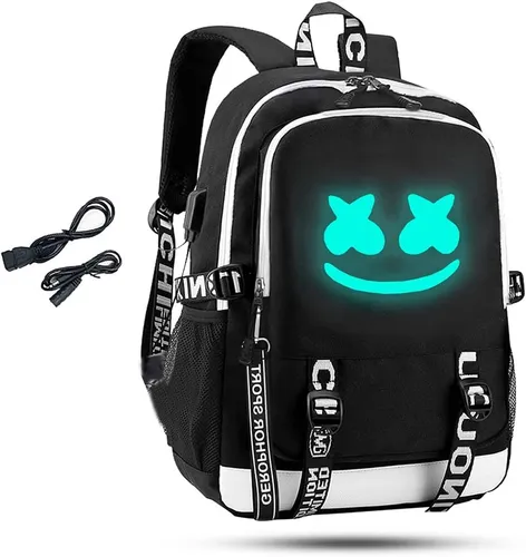 Mochila Luminosa Com Porta Usb 11 0 Polegadas L6.2 W16.9 H