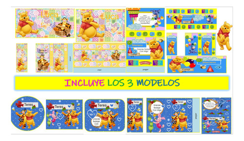 Kit Imprimible Candy  De Winnie The Pooh