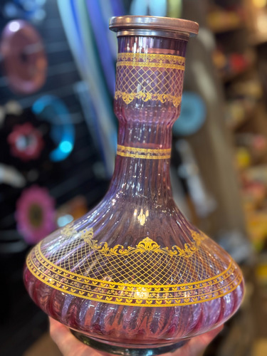Vaso Grande Premium Aladin Sultan Zeus Para Narguile Rosê