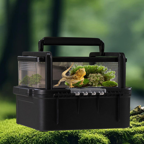 Contenedor De Transporte Portátil Para Tanque De Reptiles,