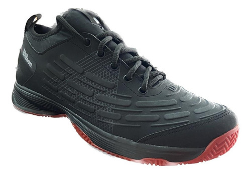 Zapatillas Wilson Pro Open 2 Clay Negro Rojo - Onda Sports