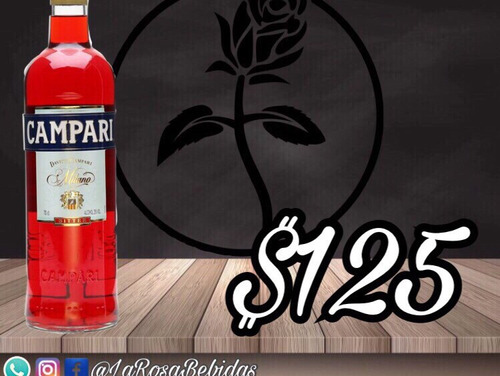 Campari 750ml La Rosa Bebidas