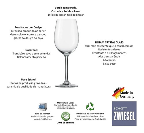 Imagem 2 de 8 de Copo De Cerveja Chopp Cristal 6un Beer 307ml Schott Zwiesel