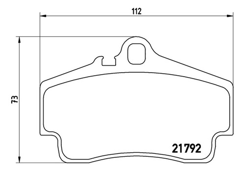 Brembo Balatas Porsche 911 Carrera 2006-2008 Trasero