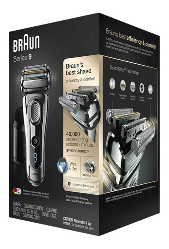 Imagen 4 de 4 de Braun Afeitadora Serie 9 -9296 Cc