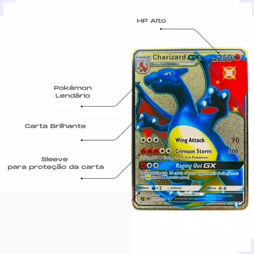 Cartinha Pikachu Pokemon Vmax, V, Gx Card Brilhante Rara