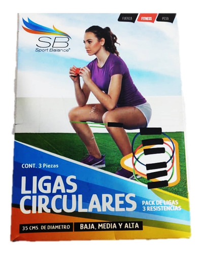 Pack 7 Pzs Banda Elastica Ligas De Tension Y Circulares Spor
