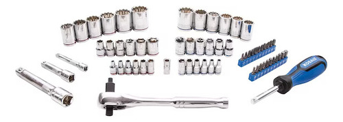 Juego De Dados Mecanicos Kobalt 64 Pzs Std Y Mm (Usado)