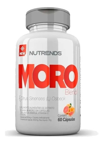 Moro Blend (morosil + Laranja Amarga) 60 Cápsulas Nutrends Sabor Without flavor