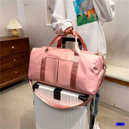 Mochila Gimnasio Deportiva Gran Capacidad Resistente Ligera Color Violeta