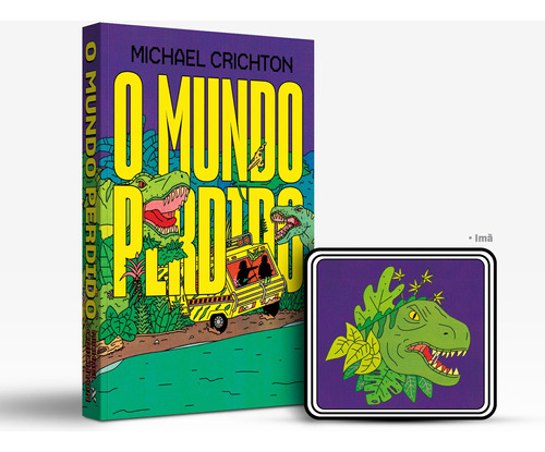 O mundo perdido, de Crichton, Michael. Série Jurassic Park (1), vol. 1. Editora Aleph Ltda, capa mole em português, 2021