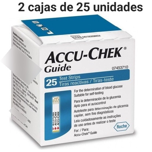 Cinta Glicemia Tiras Accu-chek Guide 50 Unidades 
