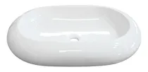 Comprar Bacha De Apoyo Oval Blanca 64.5x41.5x14 Brillo