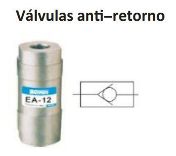 Válvula Anti-retorno  Serie  Ea-8  1/4    8-145psi 