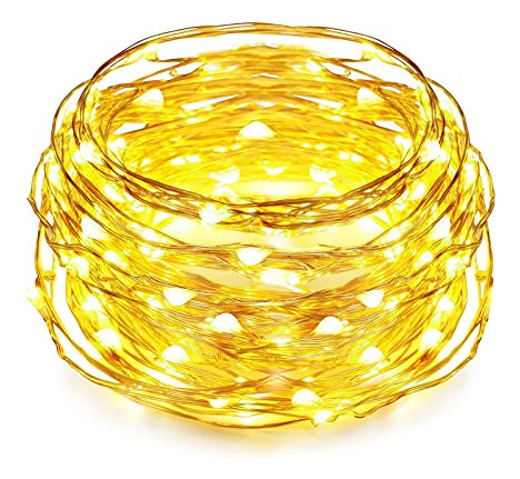 Luces De Cuerda Twinkle Star 33ft 100 Led Cobre Wire V924p