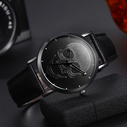 Suit 10 - Set De 3 Relojes Modernos Con Esfera De Calavera