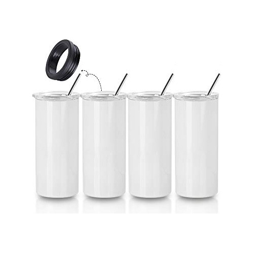 Vaso Para Espacios En Blanco Para Sublimación Skinny Slim Va