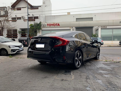 Honda Civic Ex-l At Cuero Negro 2017
