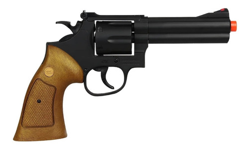 Revólver Airsoft Spring Uhc Ua-933b M586 4 Polegadas 132 Fps