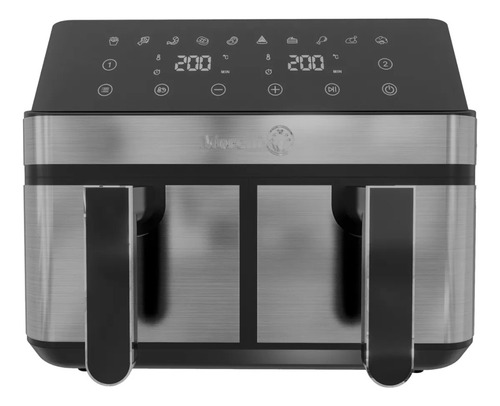 Freidora De Aire Morelli Air Fryer Fritello Duo 4 + 4 Lts