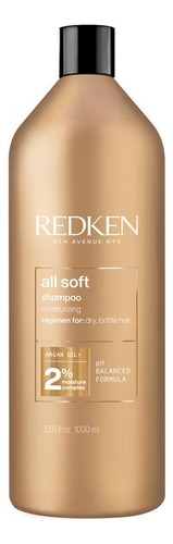Kit Redken All Soft - Shampoo 1000 Ml - 2 Unidades