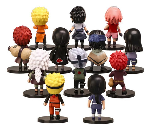 Figuras De Acción De Naruto Shippuden, 12 Piezas