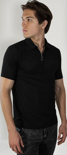 Polo Camisero Con Cierre Slim Fit Fast Style