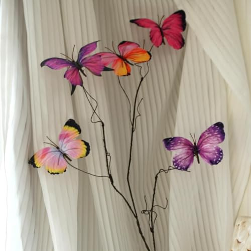 Mariposa Artificial, Mariposas De Seda, Mariposas Para Manua