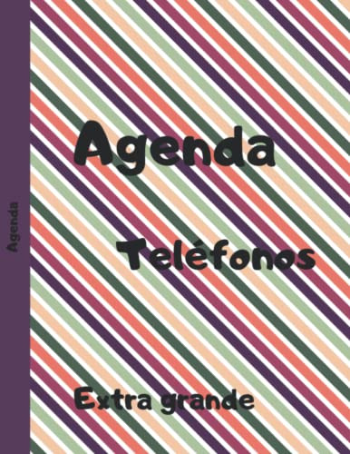 Agenda Telefonos: Extra Grande Zoe Desing