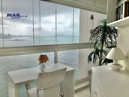 Imagem 15 de 20 de Apartamento À Venda No Guarujá, Na Praia Das Astúrias, Frente Ao Mar, Reformado, 02 Vagas De Garagem E Lazer. - Ap11263