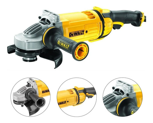 Esmerilhadeira Angular 7  180mm 2400w - Dewalt  Dwe4557