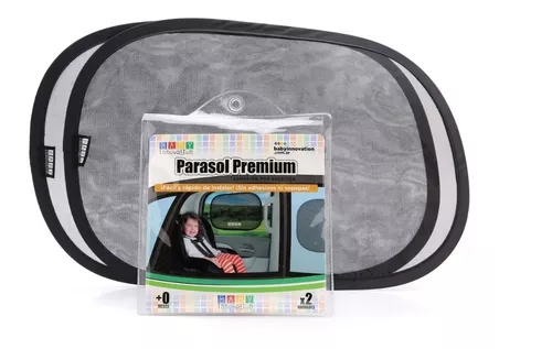 Parasol Auto Bebe Plegable Adherente Estatica X2 Unidades