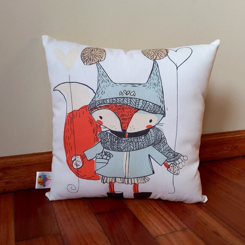 Imagen 3 de 3 de Almohadón Infantil Deco Nordico Escandinavo Autumn Forest