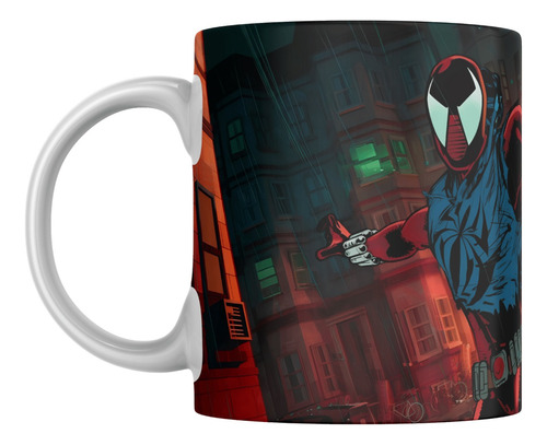 Taza Ceramica Spiderman Hombre Araña Futuro