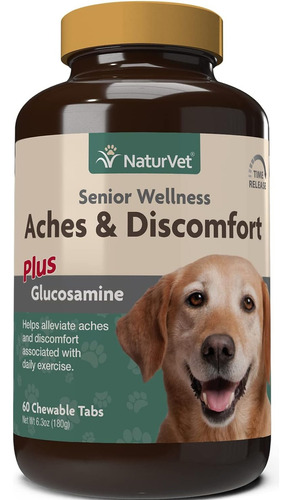 Naturvet Glucosamina Y Condroitina Para Perros 60 Tabl