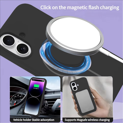 Ddmispo Funda Para iPhone Magsafe De Silicona Uso