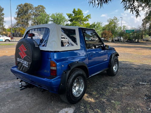 Imagen 5 de 14 de Suzuki Vitara Jlx 4x4 Techo De Lona Sidekick 1993 Azul!!