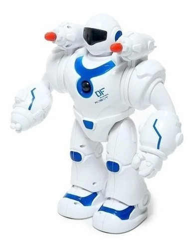 Muñeco Robot Lanza Dardos Con Luz Y Sonido Explorer Fan