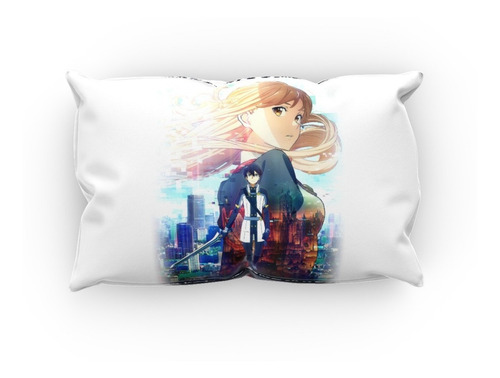 Cojin Almohada Asuna Yuuki Kazuto Kirigaya Anime Diseño Tela Diseño De La Tela Lisa