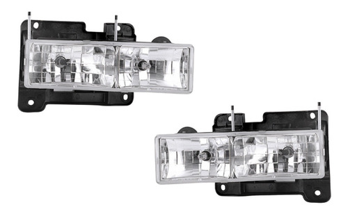 Jgo Faros Delanteros Cristal Suburban Chevrolet 92-99