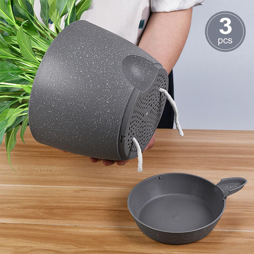 3 Uds Macetas De Riego Automático Contenedor De Macetas