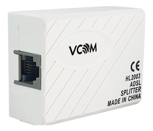 Filtro Adsl Splitter Divisor Linea Telefonica Rj11 Vcom