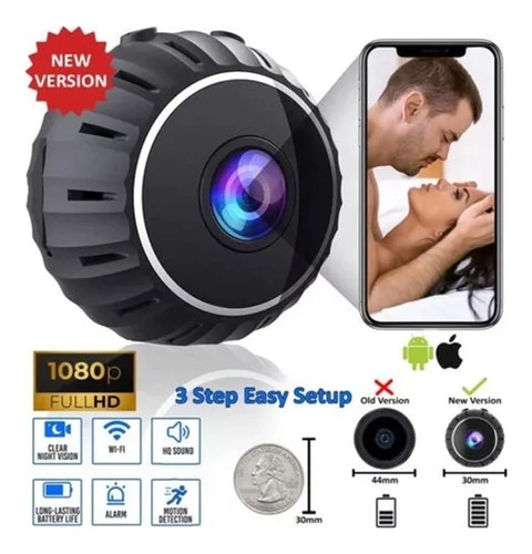Mini Cámara Espía Inalámbrica Wifi Infrarrojo Ipc-nx11 1080p