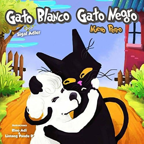 Libro: Gato Blanco Gato Negro Nuevo Perro: Kids Spanish Boo