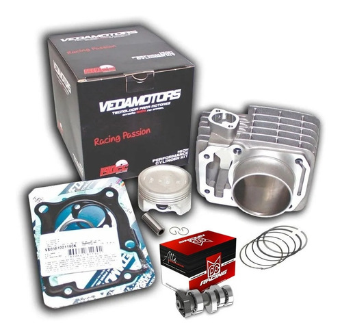 Kit Para Motor Titan150 P/ 190cc Athenas Vedamotors Completo